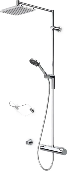 Oras Optima Rain suihkujärjestelmä, kromi