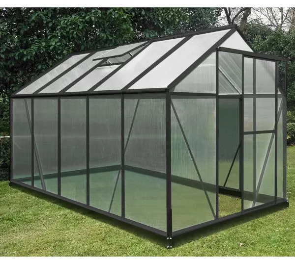 Kasvihuone poly musta 191x313x191cm