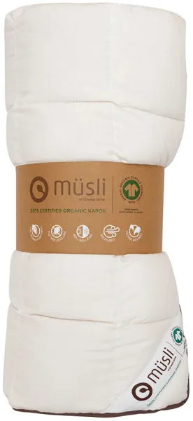 Kapok-peitto juniorille - Kermanvärinen